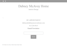 Tablet Screenshot of dabneymcavoyhome.com